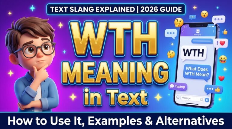 WTH Meaning in Text