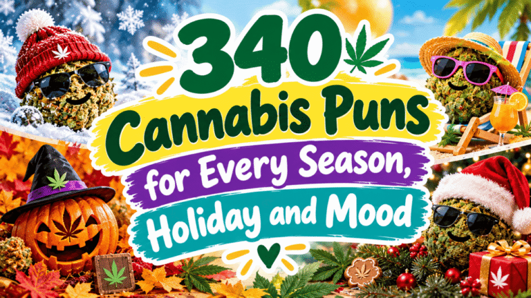 340 Cannabis Puns