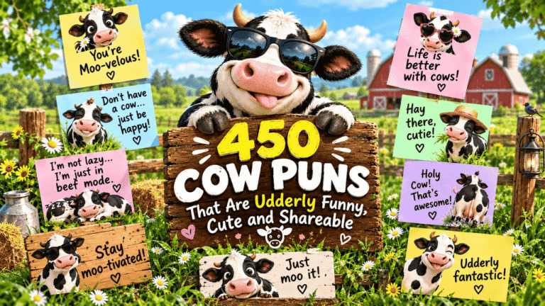 450 Cow Puns