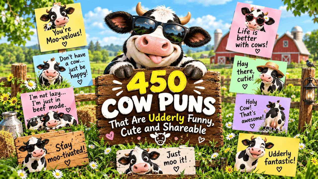 450 Cow Puns