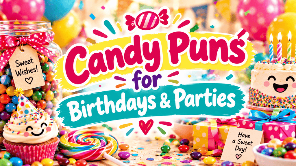 Candy Puns for Birthdays & Parties
