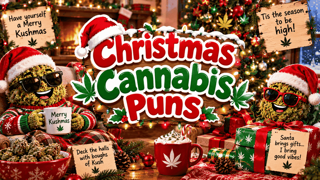 Christmas Cannabis Puns