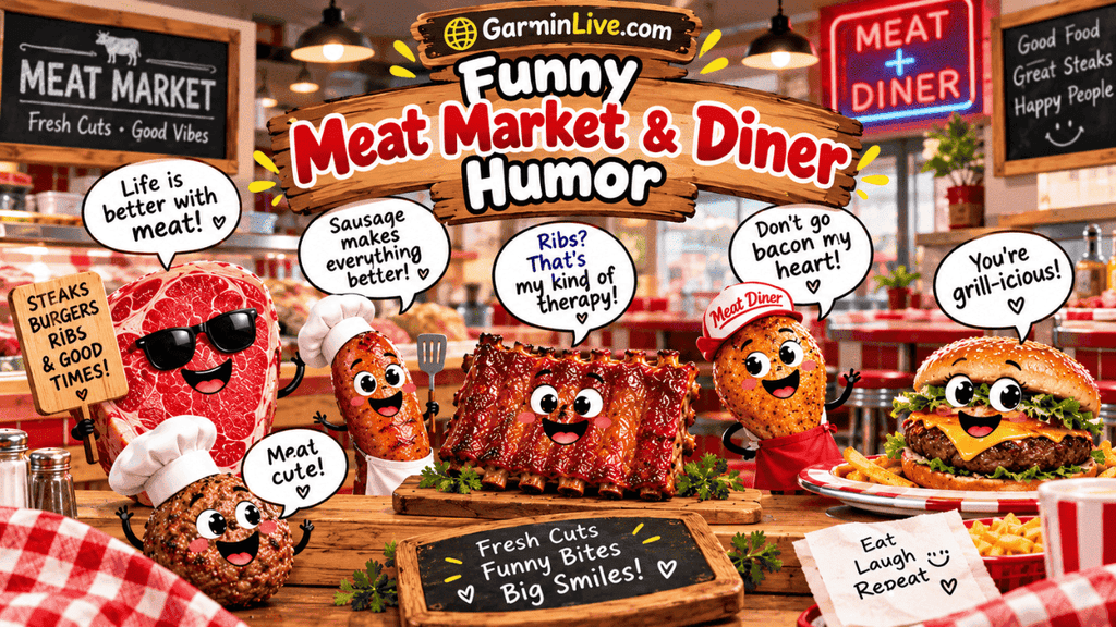 Funny Meat Market & Diner Humor