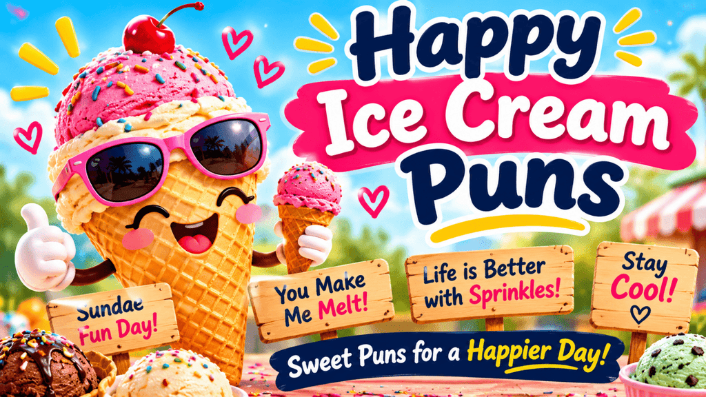Happy Ice Cream Puns